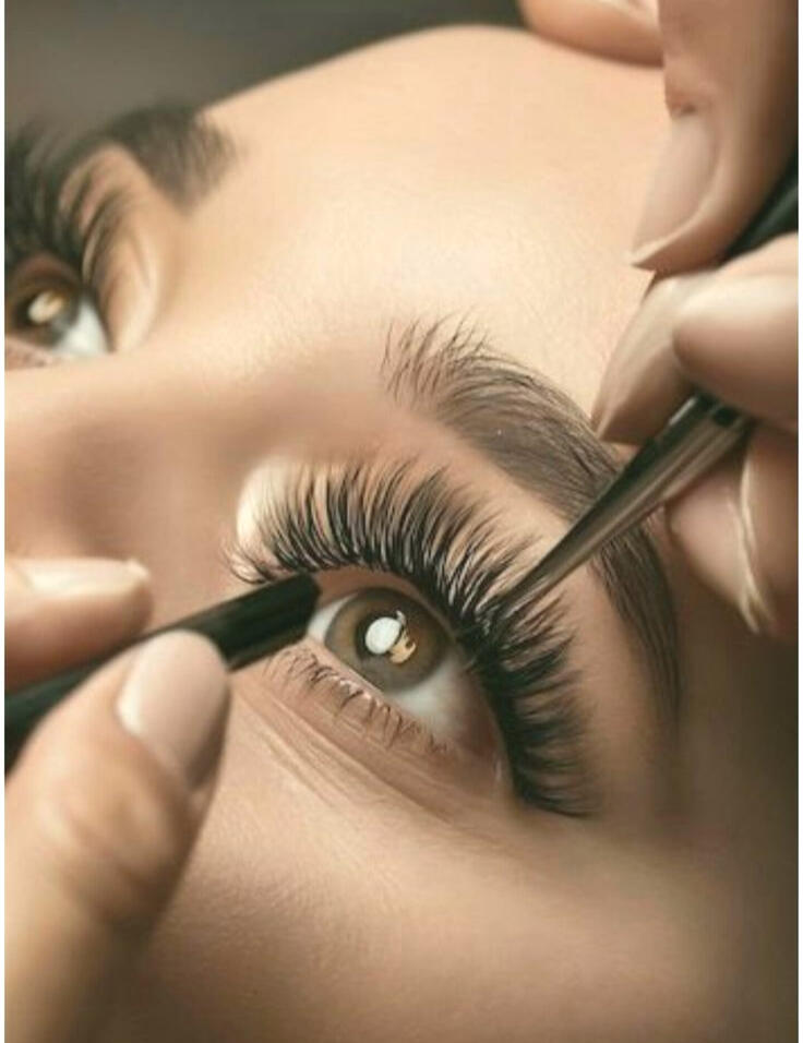 Naturliga eller volym fransar